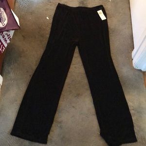 Abstract City Acetate Black Pants